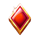 coins n diamonds x diamond red symbol icon