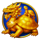 coins of dragon hold and win gold dragon turtle symbol icon