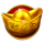 coins of dragon hold and win gold ingot symbol icon