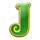 coins of oinks letter j symbol icon