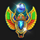 coins of ra wings symbol icon