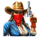 collectorbs wild west wilds bandit symbol icon