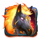 colt lightning inferno fire horse symbol icon