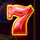 combo seven red symbol icon