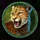 congo king leopard symbol icon