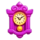 coo coo cashoo lightning lines pink clock symbol icon