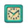 coo coo cashoo lightning lines turquoise clock symbol icon