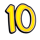 cool bananas 10 symbol icon
