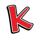 cool bananas k symbol icon