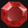 cool diamonds 2 ruby symbol icon