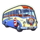 cops n robbers bigger big money soccer bus symbol icon
