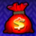 cops n robbers megaways money symbol icon