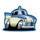 cops n robbers smash n grab car symbol icon