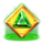 cosmic rush dream drop green symbol icon