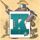 cowboy treasure k symbol icon