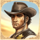 cowboy treasure sheriff symbol icon