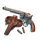 cowboys gold gun symbol icon