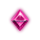 crazy gems christmas pink gem symbol icon