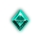 crazy gems christmas turquoise gem symbol icon