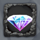 crazy miner diamond symbol icon