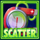 crazy scientist scatter symbol icon