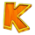 crazy tiki hold and win k symbol icon