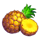 crazy tiki hold and win pineapple symbol icon