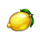 crazy wild fruits lemon symbol icon