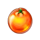 crazy wild fruits orange symbol icon
