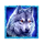 crimson castle wolf symbol icon