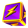 crown coins dice thunder symbol icon