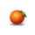 crown of fortune orange fruit symbol icon