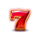 crown of fortune red seven symbol icon