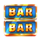crown triumph 7s hold and win blue bar symbol icon