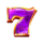 crown triumph 7s hold and win purple seven symbol icon