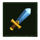 crowned corners sword symbol icon