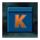 crypto bro card k symbol icon