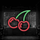crypto crown 10 cherry symbol icon