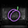 crypto crown 10 plum symbol icon
