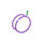 crypto crown 40 neon plum symbol icon