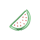 crypto crown 40 neon watermelon symbol icon