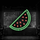 crypto crown 5 watermelon symbol icon