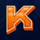 crypto fortune k symbol icon