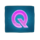 crypto gold q symbol icon