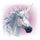 crystal ball unicorn symbol icon