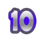 crystal fruits 10 symbol icon