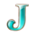 crystal hall j symbol icon