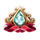 crystal mirror crown 1 symbol icon