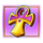 crystal scarabs cross symbol icon