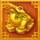 cyber dragon gold frog symbol icon